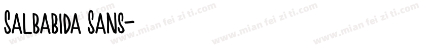 Salbabida Sans字体转换